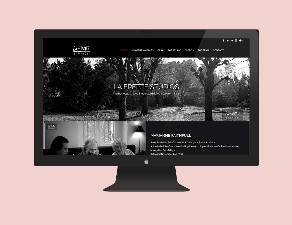 Adina Gill - Site web La frette Studios